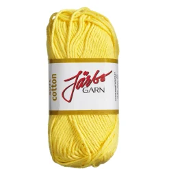 Garn Järbo Soft Cotton 50 g gul – 8874 Lemon