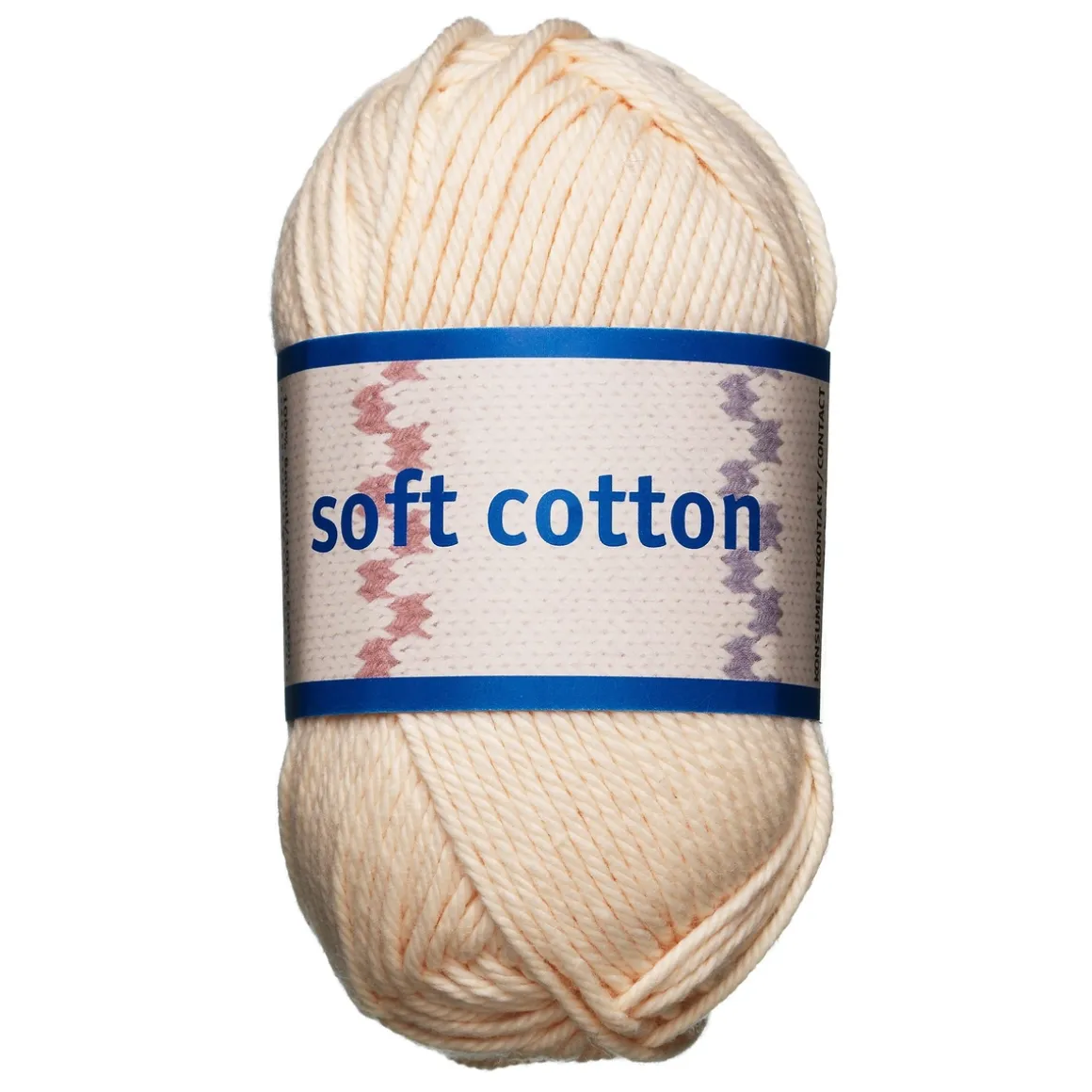 Garn Järbo Soft Cotton 50 g lys abrikos – 8869 Paled apricot