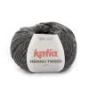 Garn Katia Merino Tweed 50 g mørkegrå – 308 Dark grey