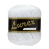Garn Lammy Lurex 25 g hvid