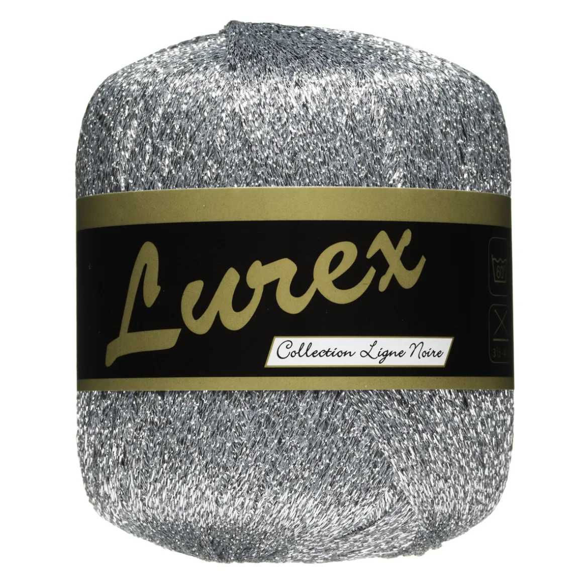 Garn Lammy Lurex 25 g sølv