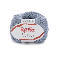 Garn Linen 50 g lyseblå
