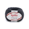 Garn Linen 50 g sort