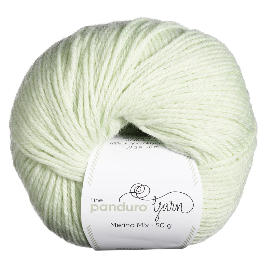 Garn Merino Mix 50 g babygrøn
