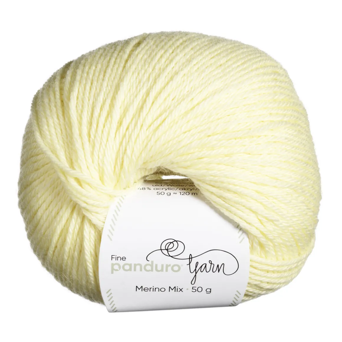 Garn Merino Mix 50 g babygul