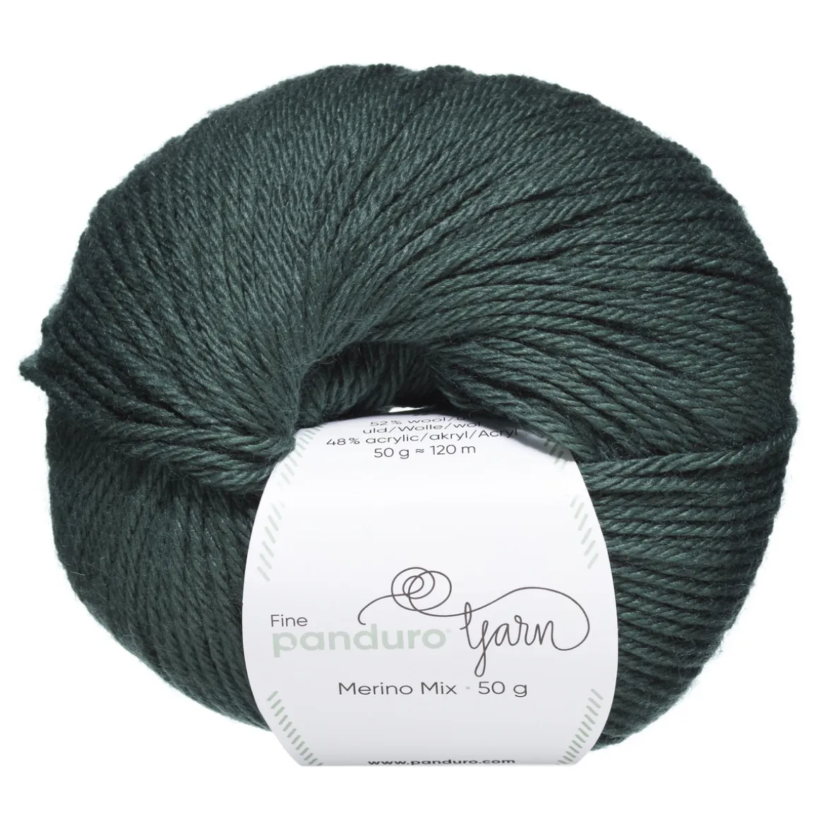 Garn Merino Mix 50g flaskegrøn