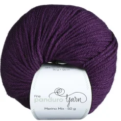 Garn Merino Mix 50g lilla