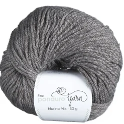 Garn Merino Mix 50g lysebrun