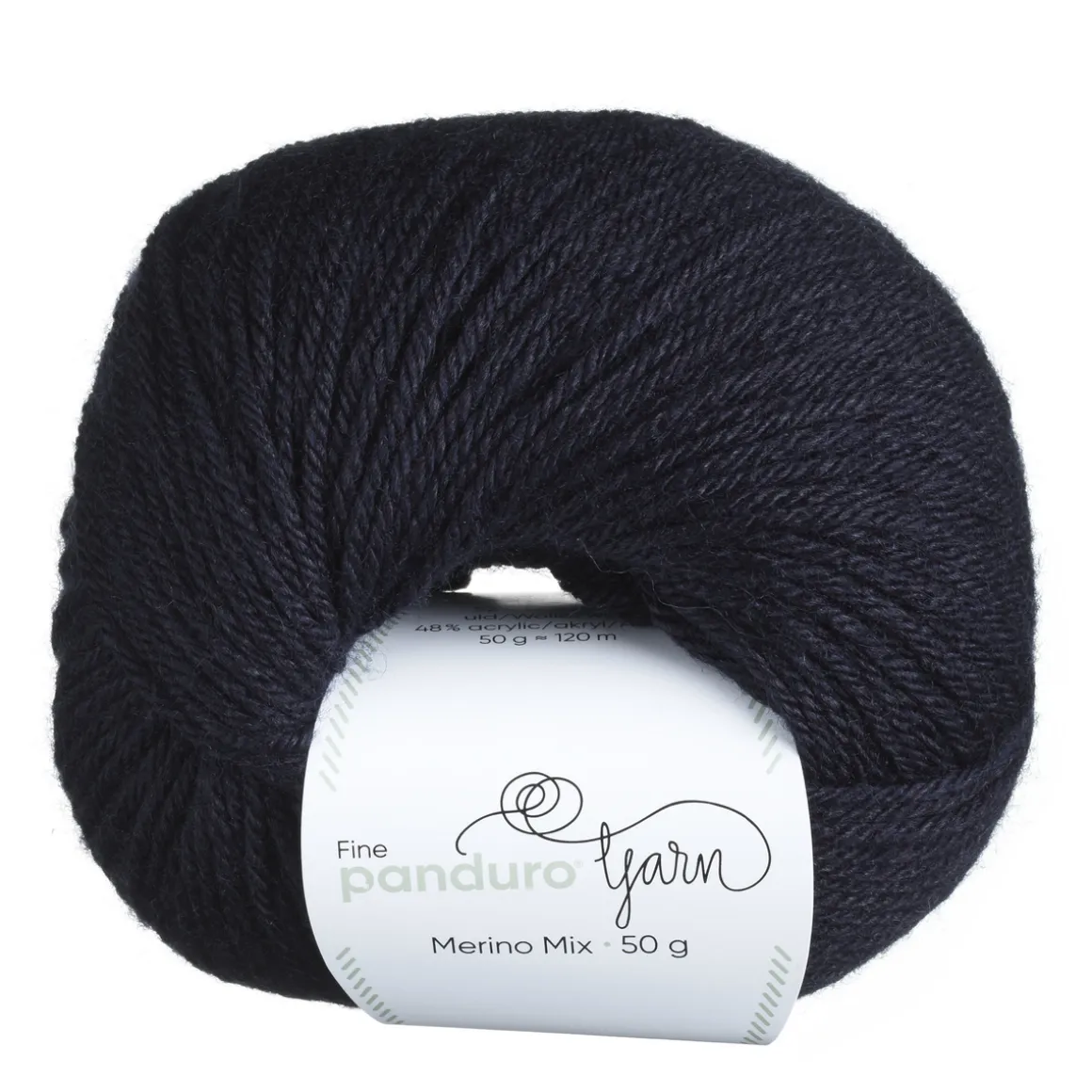 Garn Merino Mix 50g marineblå
