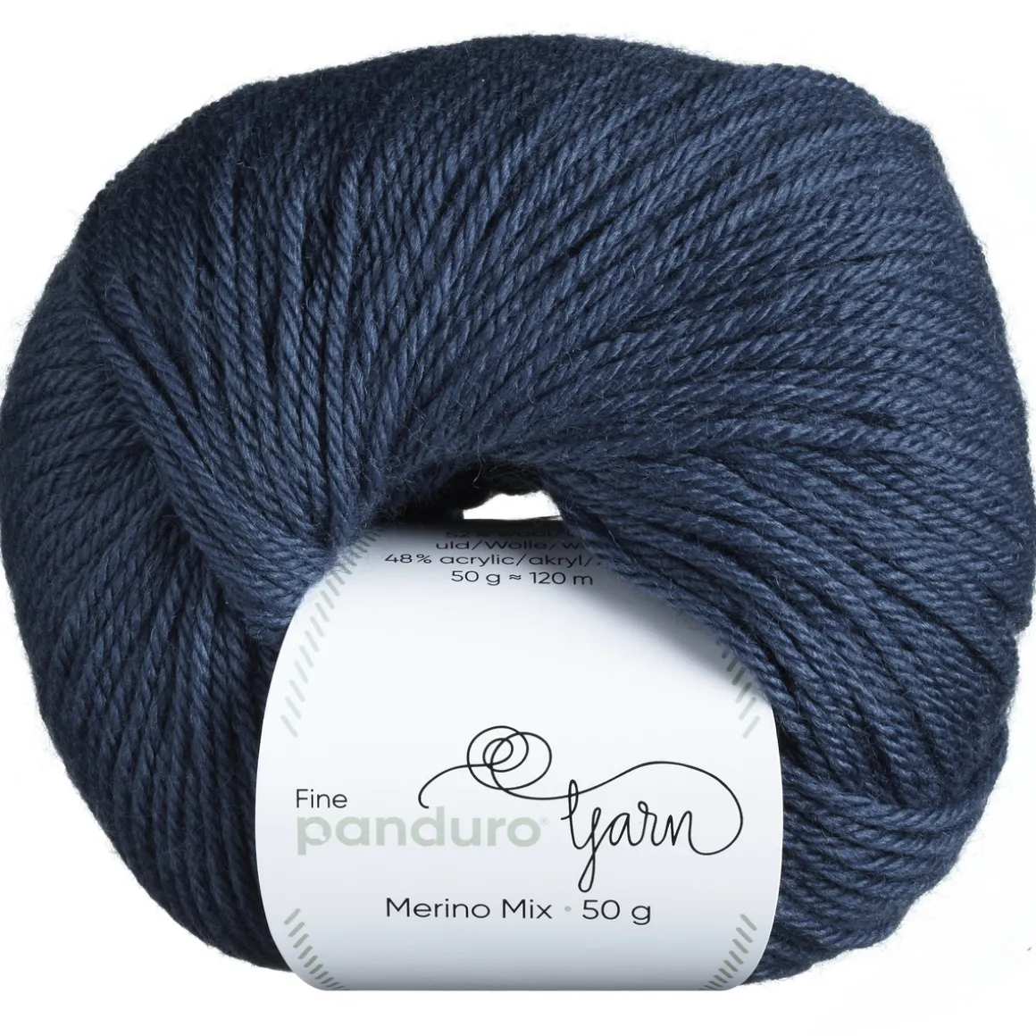 Garn Merino Mix 50 g stålblå