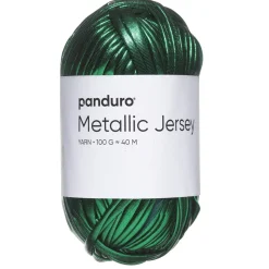 Garn Metallic Jersey 100g grøn