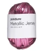 Garn Metallic Jersey 100g rosa