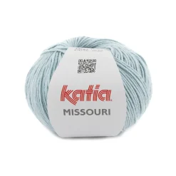 Garn Missouri 50 g lys aqua