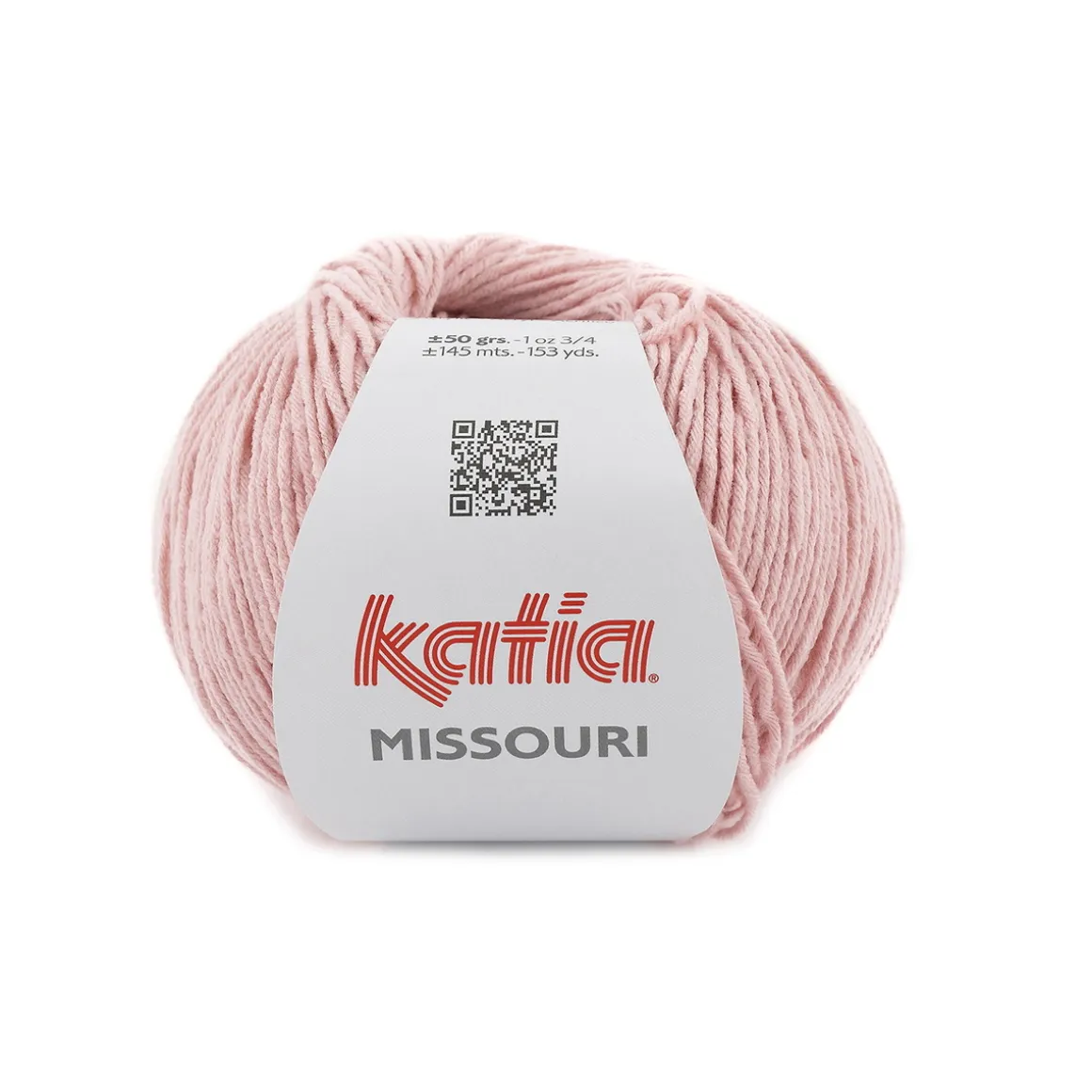 Garn Missouri 50 g støvet rosa