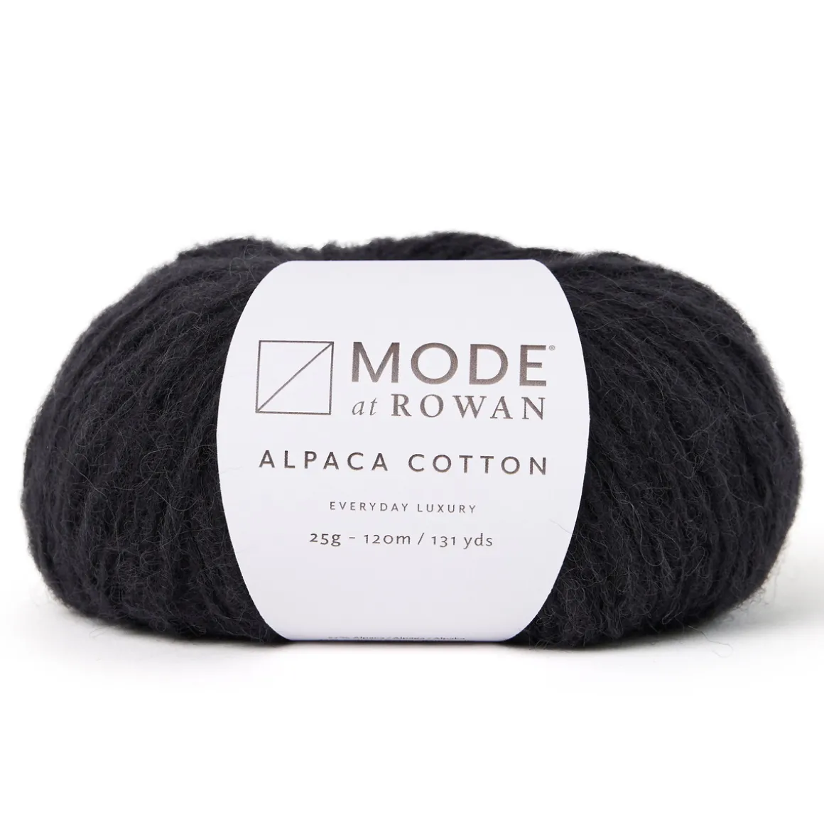 Garn Mode at Rowan Alpaca Cotton 25 g – Noir 010