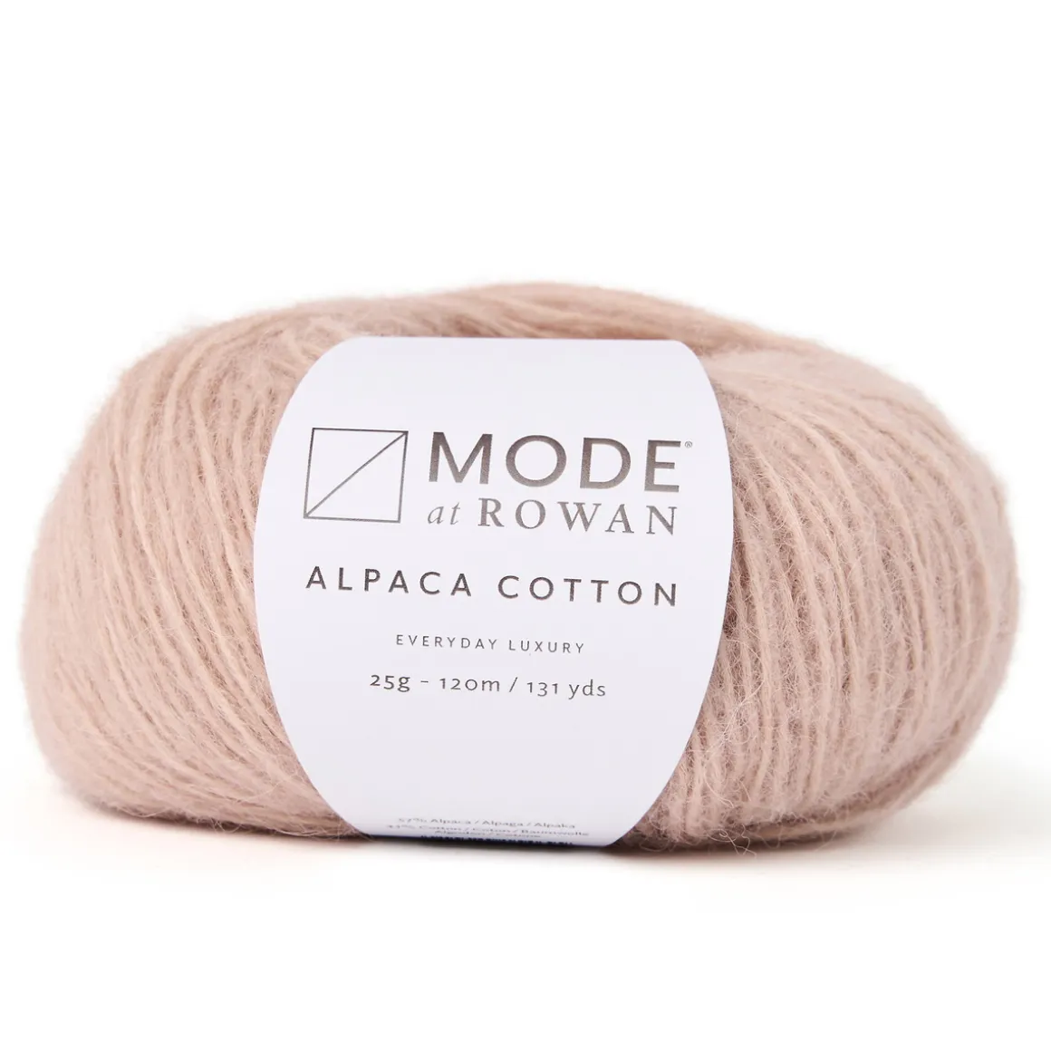 Garn Mode at Rowan Alpaca Cotton 25 g – Soft satin 017