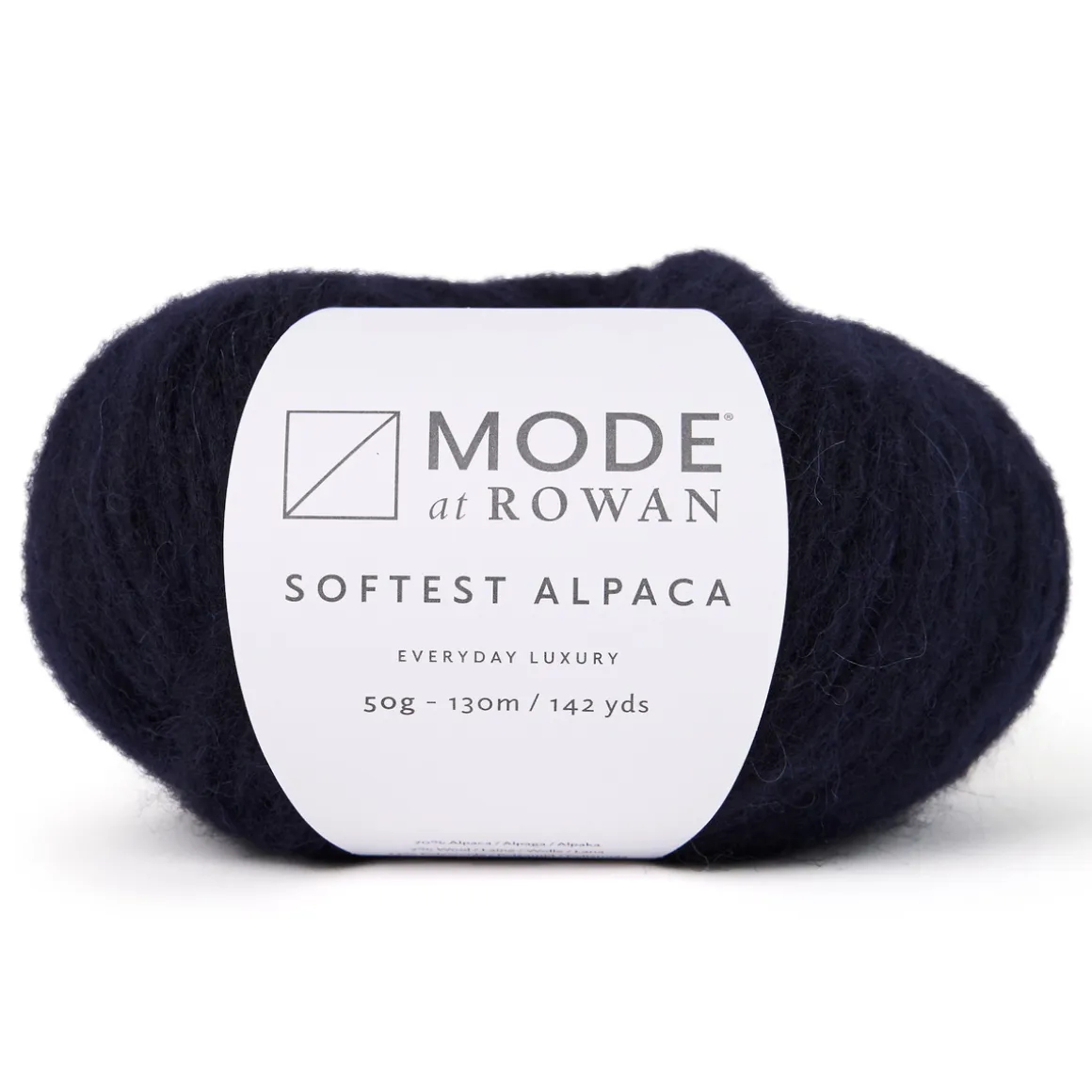 Garn Mode at Rowan Softest Alpaca 50 g – Midnight 011