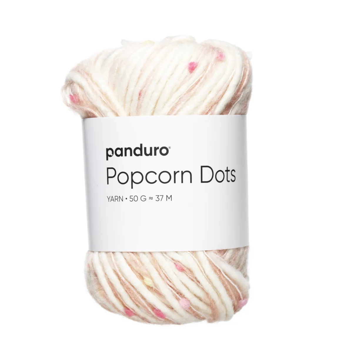 Garn Popcorn Dots 50 g rosa