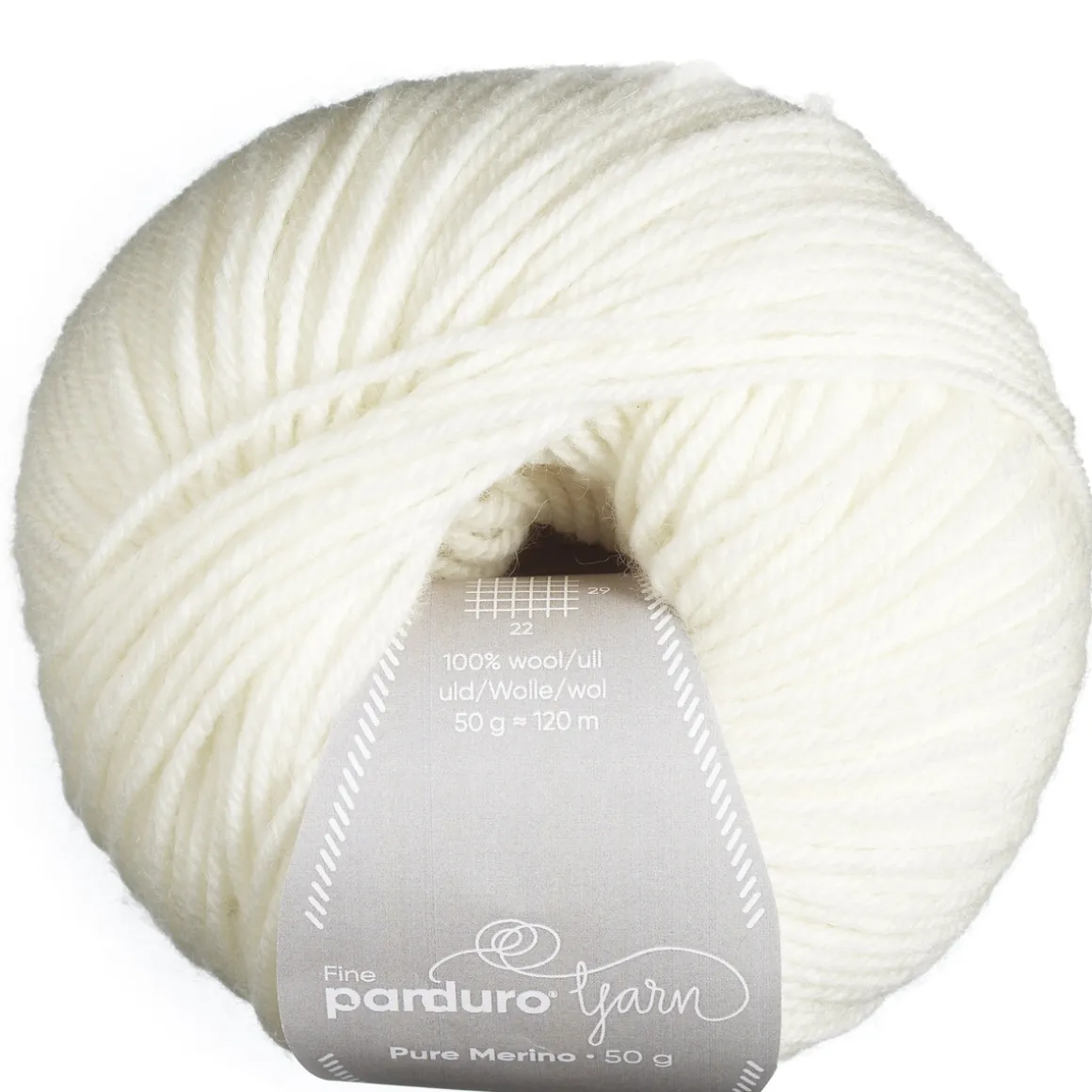 Garn Pure Merino 50g creme
