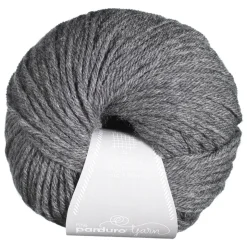 Garn Pure Merino 50g mørkegrå