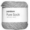 Garn Pure Sock 100 g lysegrå