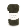 Garn Silky mohair 25 g mørk army