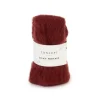 Garn Silky mohair 25 g vinrød