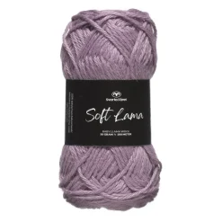 Garn Soft Lama 50 g lyslilla – Lilac bush 61