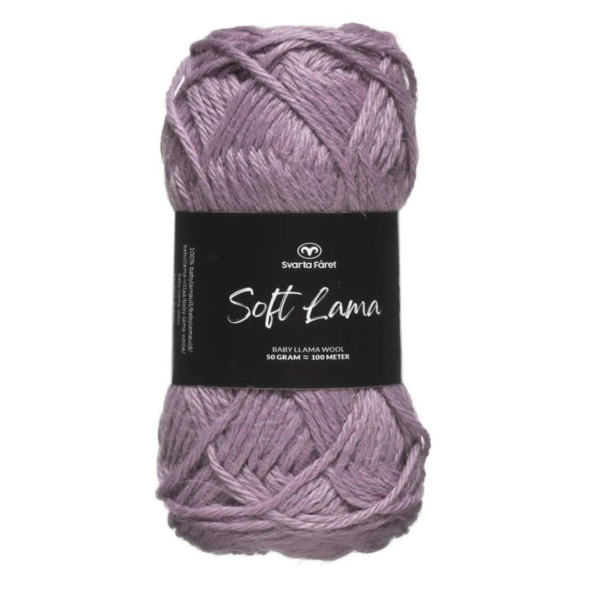 Garn Soft Lama 50 g lyslilla – Lilac bush 61