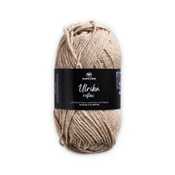 Garn Sorta Fåret Ulrika Reflex 50 g beige – 022 Shifting sand