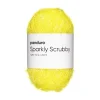 Garn Sparkly Scrubby 50 g gul