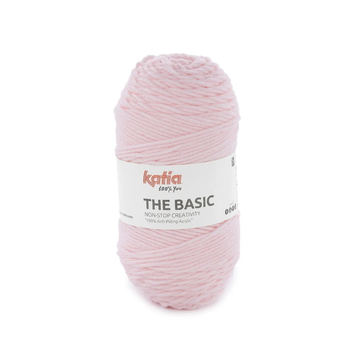 Garn The Basic 50g lys rosa
