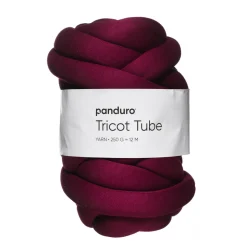 Garn Tricot Tube 250g vinrød