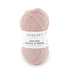Garn United Socks 25g lyserød