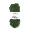 Garn United Socks 25g mørkegrøn