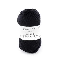 Garn United Socks 25g sort