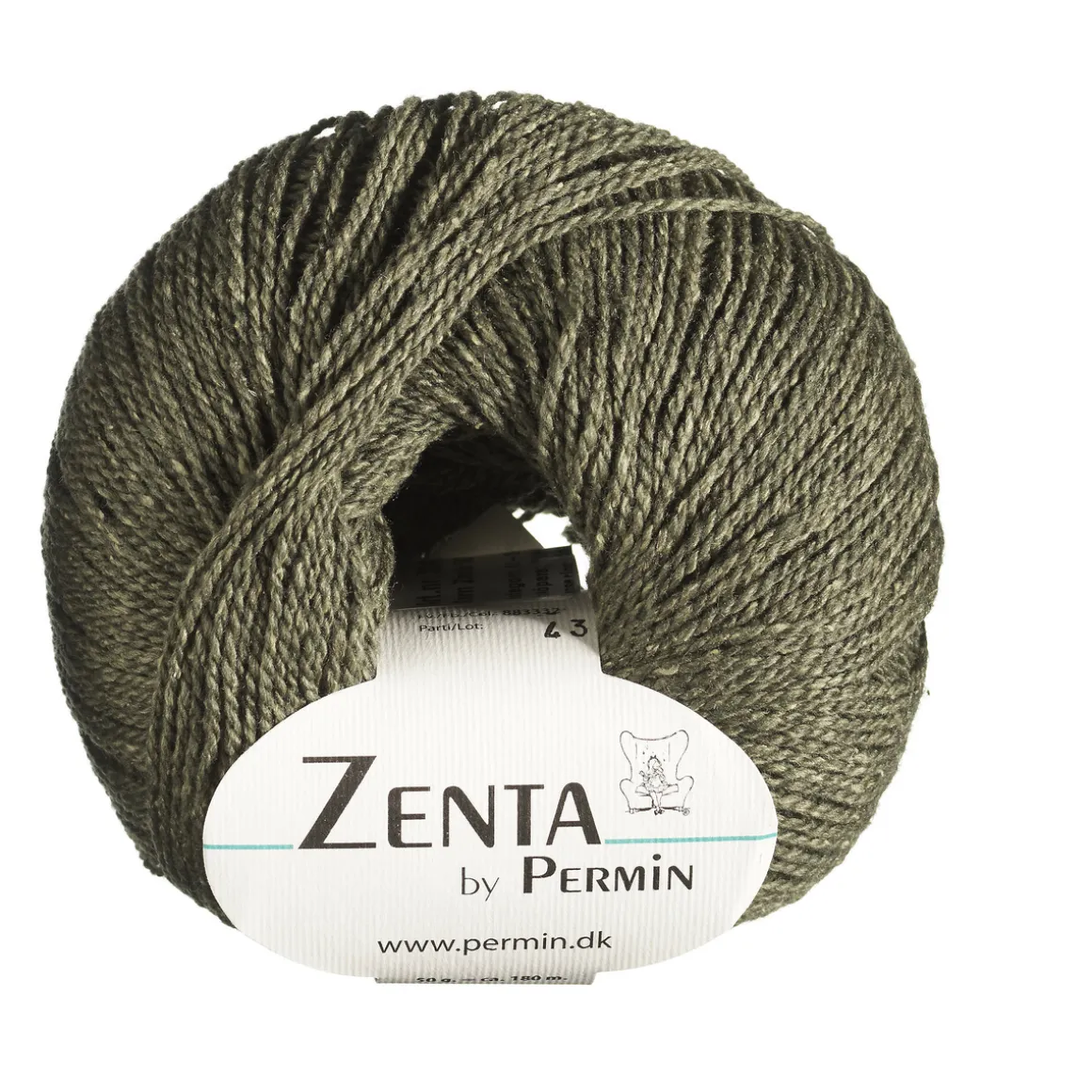 Garn Zenta 50 g grøn