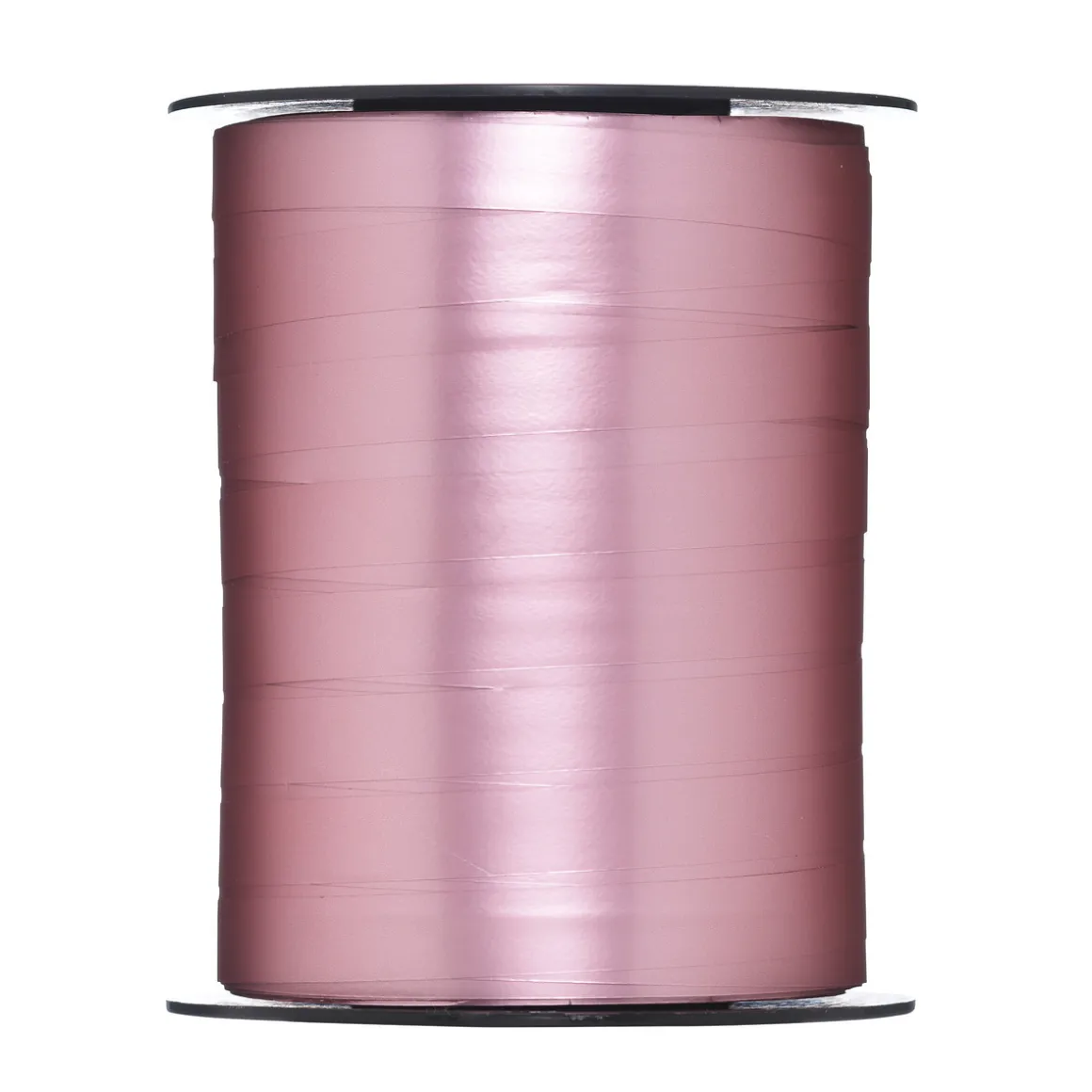 Gavebånd 200 meter på rulle, 1 cm bred – metallic rosa