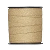Gavebånd 25 meter på rulle, 1 cm bredt – glitter bronze