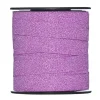 Gavebånd 25 meter på rulle, 1 cm bredt – glitter rosa