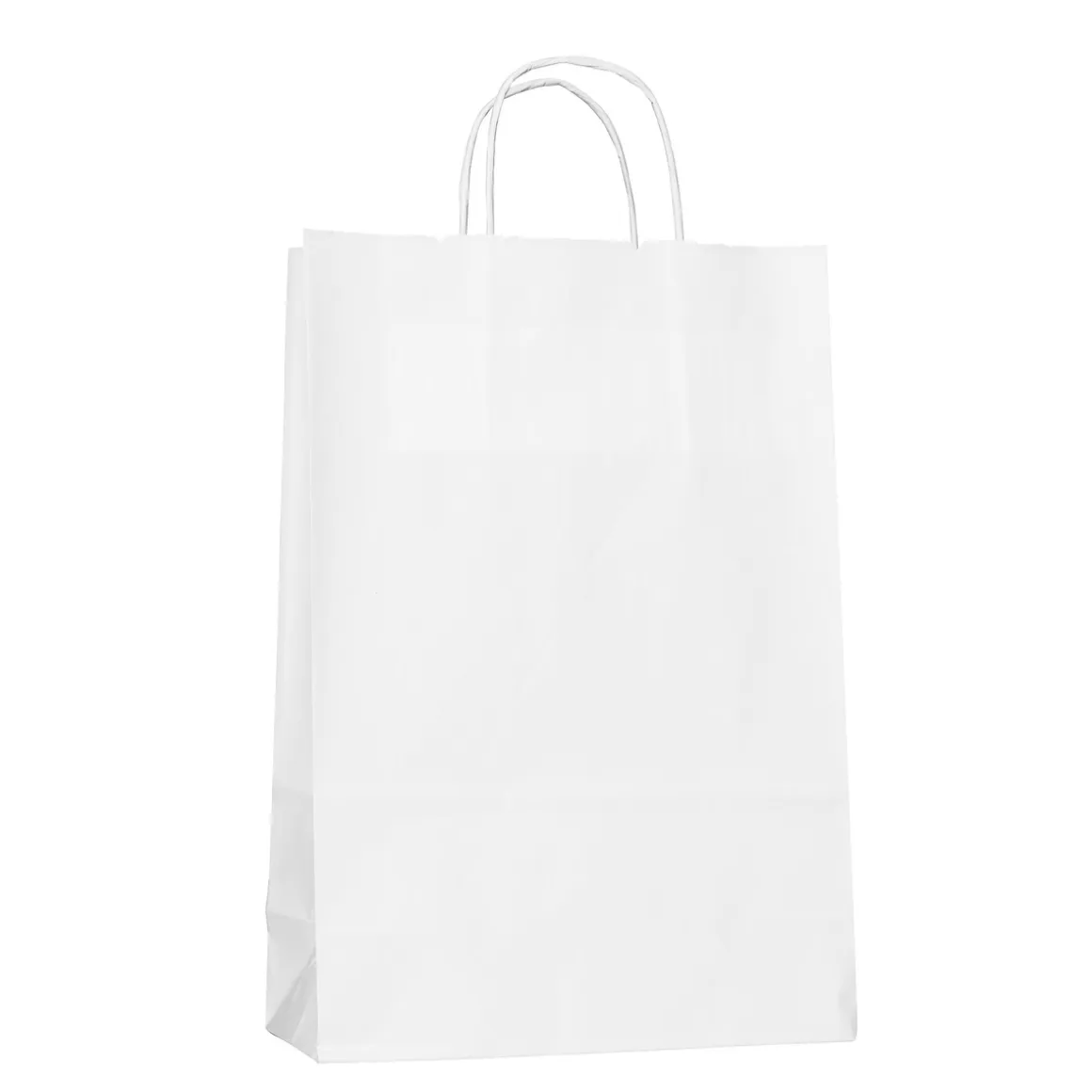 Gavepose hvid 5-pak, af papir 22×31×10 cm