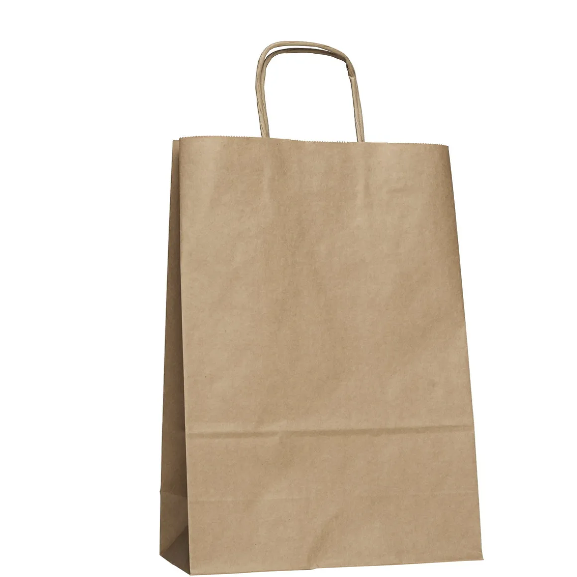Gavepose naturfarvet 5-pak, af papir 22×31×10 cm