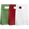 Gaveposer i 3 forskellige farver med vintermotiver, størrelse 20×30×6 cm, 180 g/m2