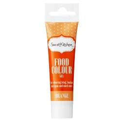 Geléfarve, spiselig levnedsmiddelfarve til bagning, orange 25 g