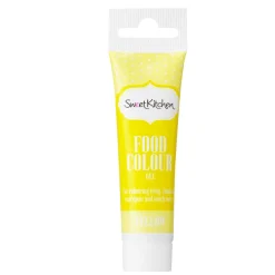 Geléfarve, spiselig levnedsmiddelfarve til bagning, gul 25 g