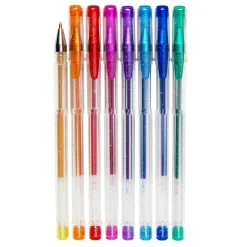 Gel Pens 8p Glitter