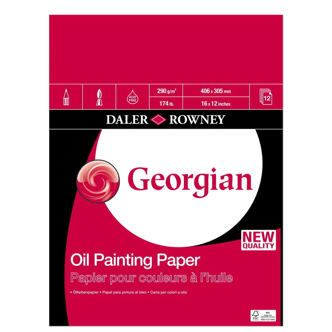 Georgian blok 41x31cm 290g/m²