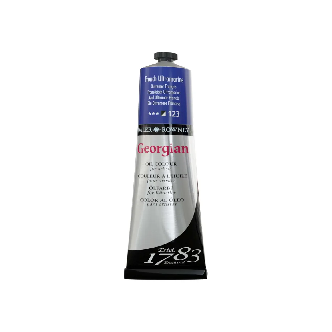 Georgian Oil Colour oliefarve 225 ml French Ultramarine 123