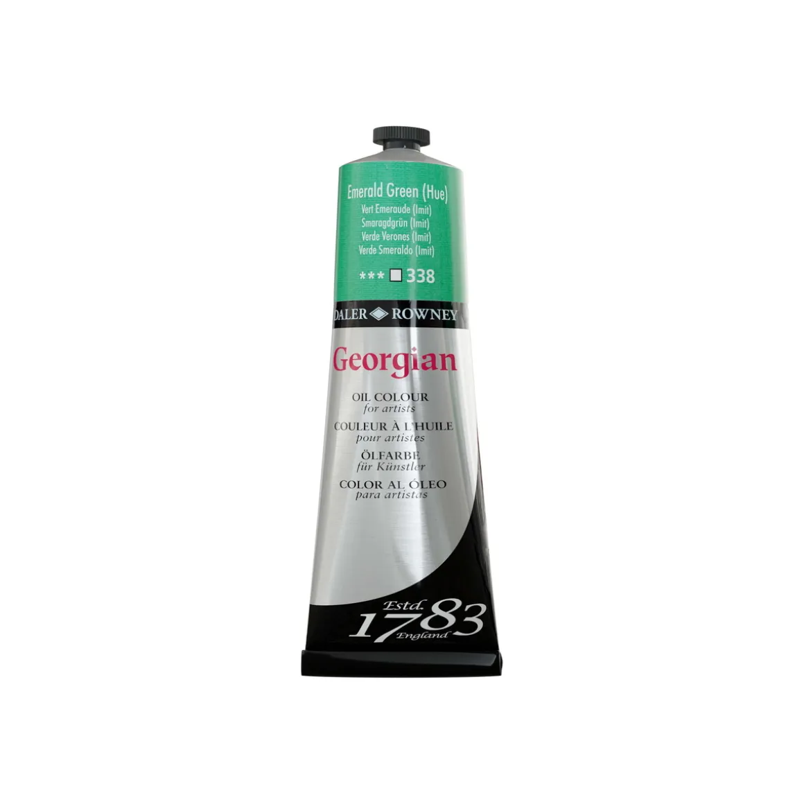 Georgian Oil Colour oliefarve 225 ml Emerald Green Hue 338