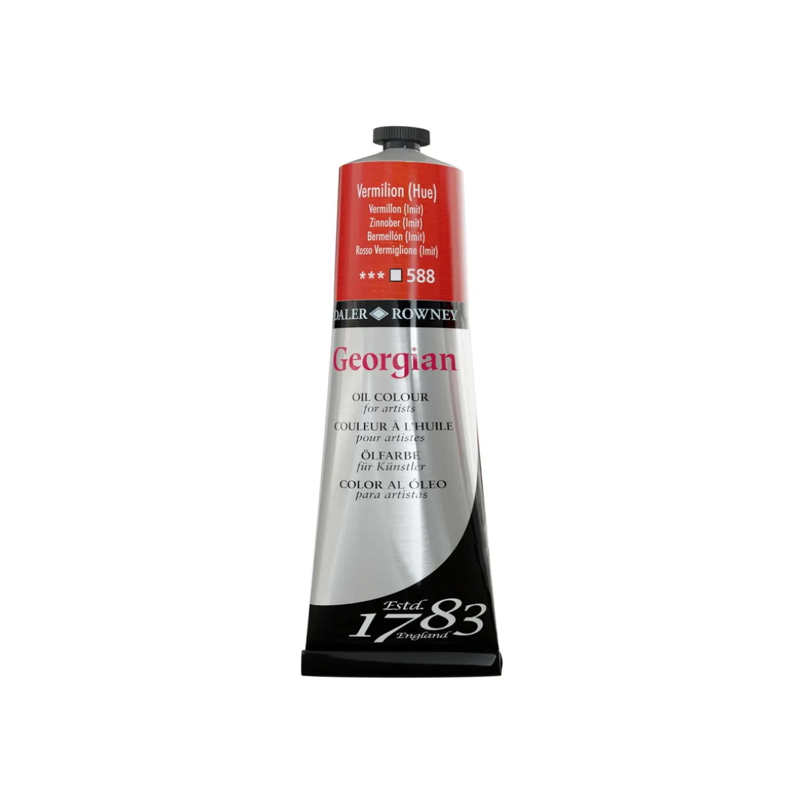 Georgian Oil Colour oliefarve 225 ml Vermilion Hue 588